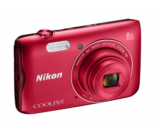 Nikon Coolpix A300 czerwony - 314042 - zdjęcie 5